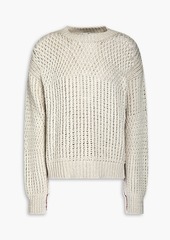 Acne Studios - Crocheted cotton sweater - Red - XXS