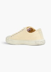 Acne Studios - Distressed canvas sneakers - Yellow - EU 37