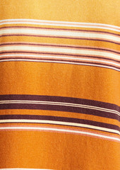 Acne Studios - Enos striped cotton-jersey top - Orange - XXS