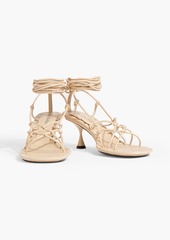 Acne Studios - Knotted leather sandals - Neutral - EU 36
