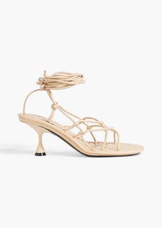 Acne Studios - Knotted leather sandals - Neutral - EU 36
