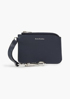 Acne Studios - Leather cardholder - Blue - OneSize