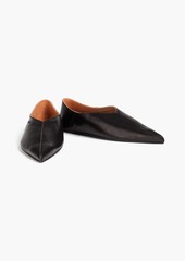 Acne Studios - Leather point-toe flats - Black - EU 36