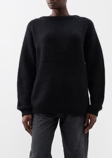 Acne Studios - Mohair-blend Crew-neck Sweater - Womens - Black