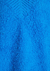 Acne Studios - Oversized bouclé-knit cotton-blend sweater - Blue - XS