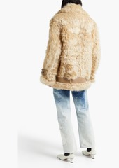 Acne Studios - Shearling biker jacket - White - DE 36