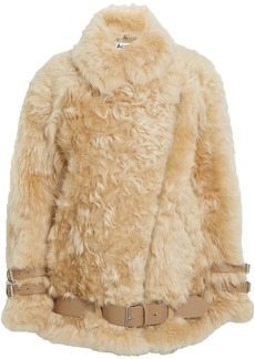 Acne Studios - Shearling biker jacket - White - DE 36