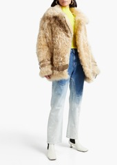 Acne Studios - Shearling biker jacket - White - DE 36