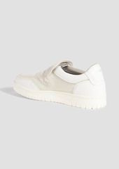 Acne Studios - Suede and leather slip-on sneakers - White - EU 40