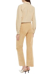 Acne Studios - Suede bootcut pants - Neutral - DE 32