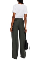 Acne Studios - Wool and mohair-blend wide-leg pants - Green - DE 32