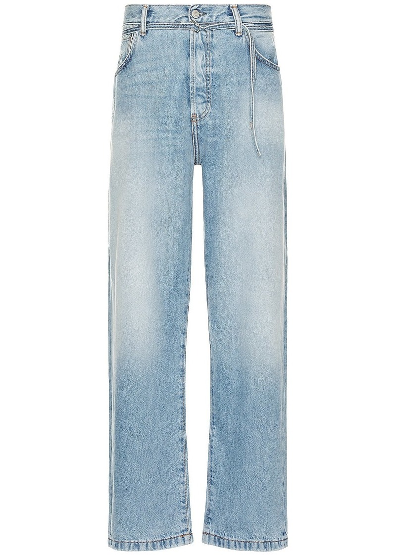 Acne Studios 1991 Toj Vintage Straight Denim Jean In Light Blue