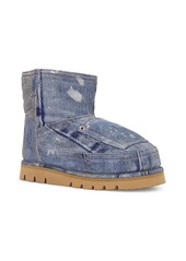 Acne Studios Batter Low Denim Print Boot