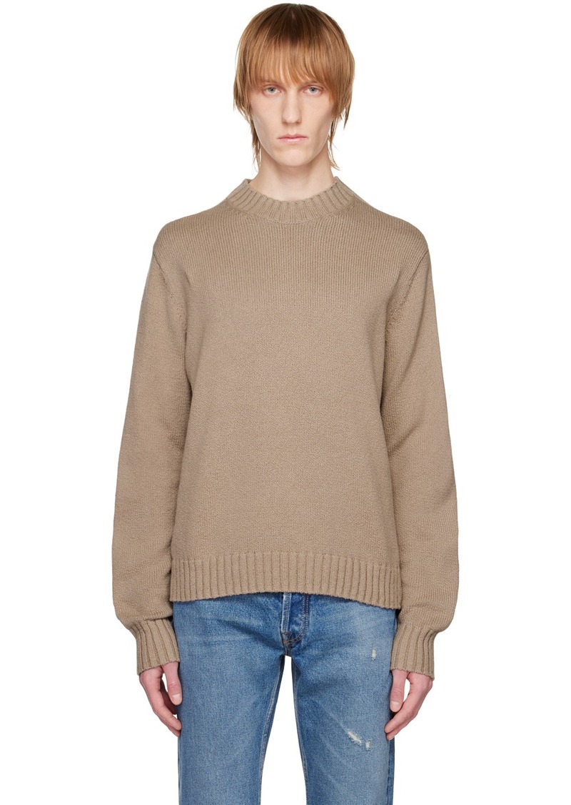 Acne Studios Beige Crewneck Sweater