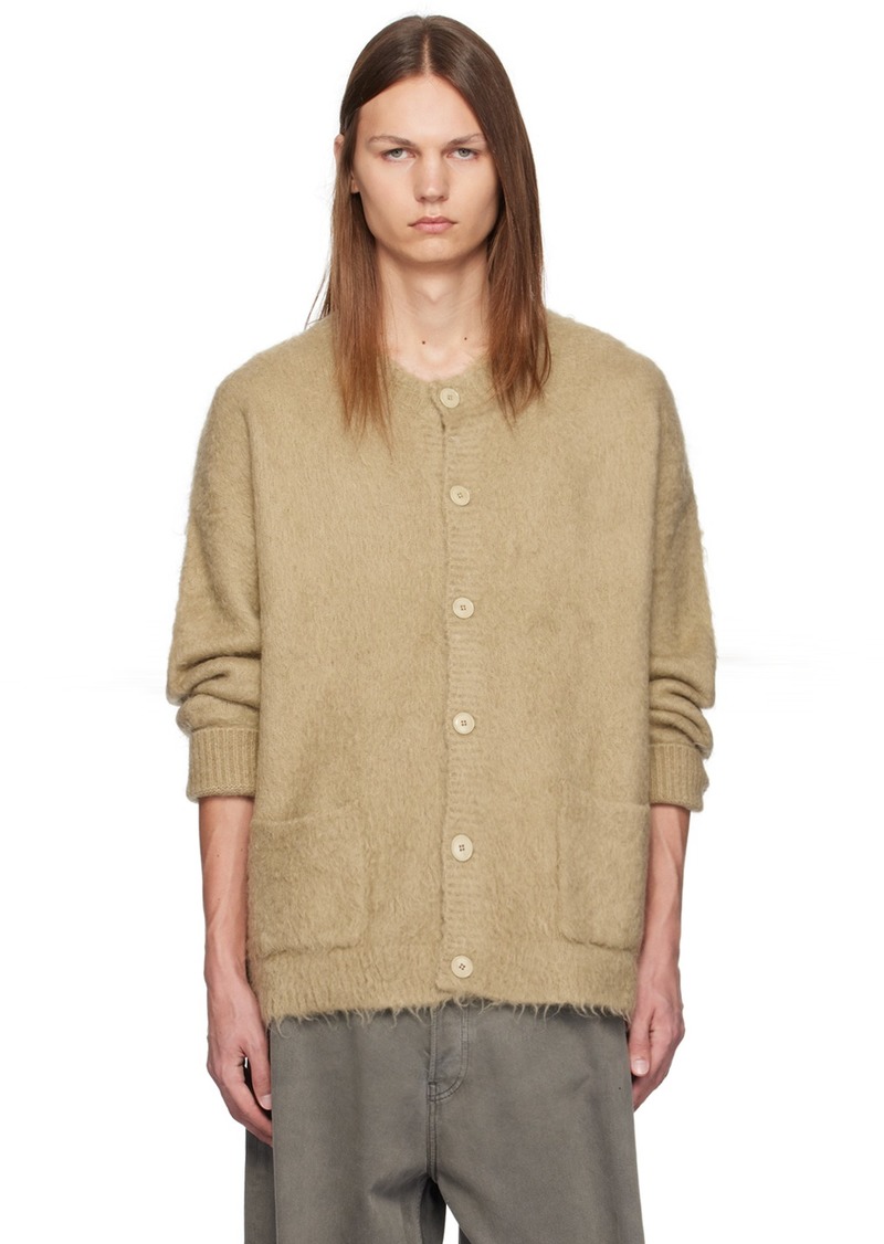 Acne Studios Beige Mohair Cardigan