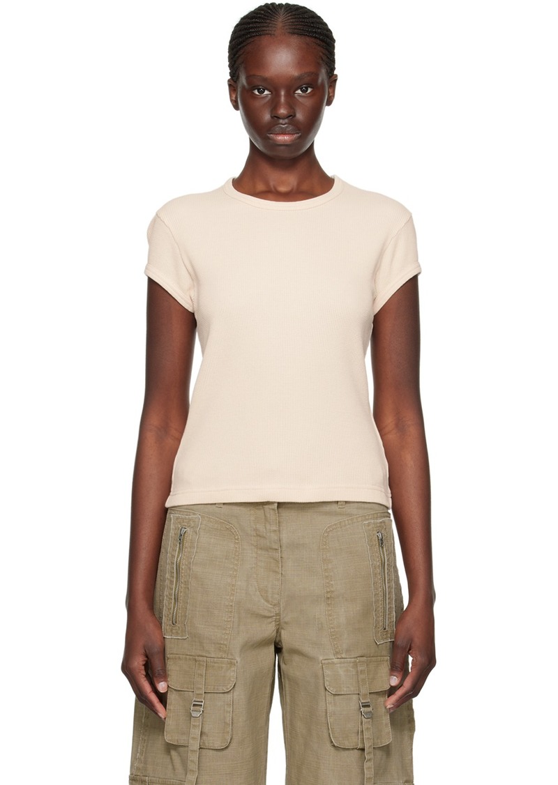 Acne Studios Beige Patch T-Shirt