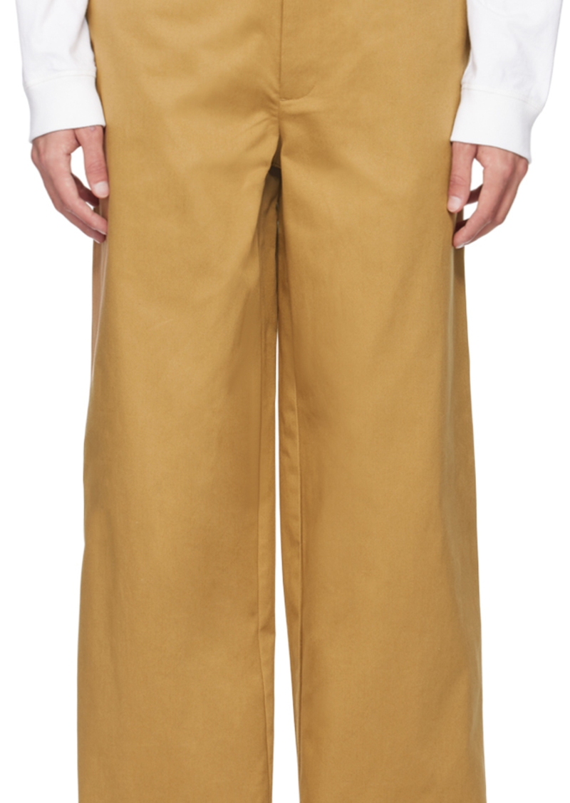 Acne Studios Beige Wide-Leg Trousers