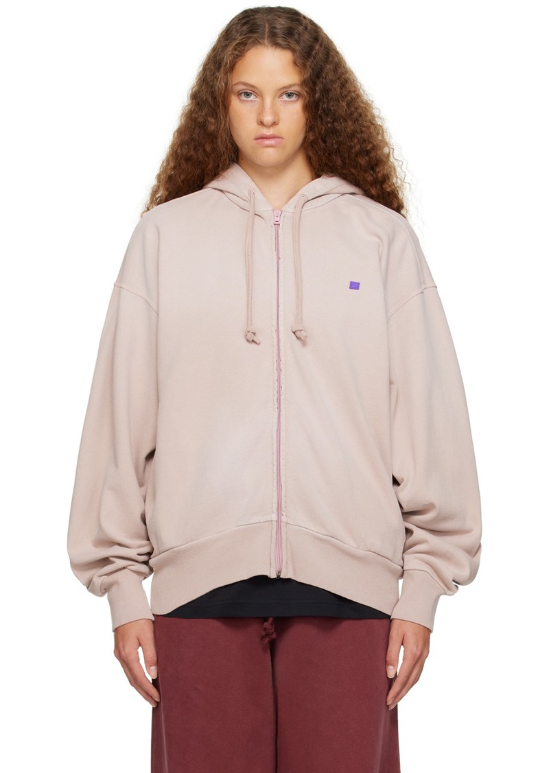 Acne Studios Beige Zip Hoodie