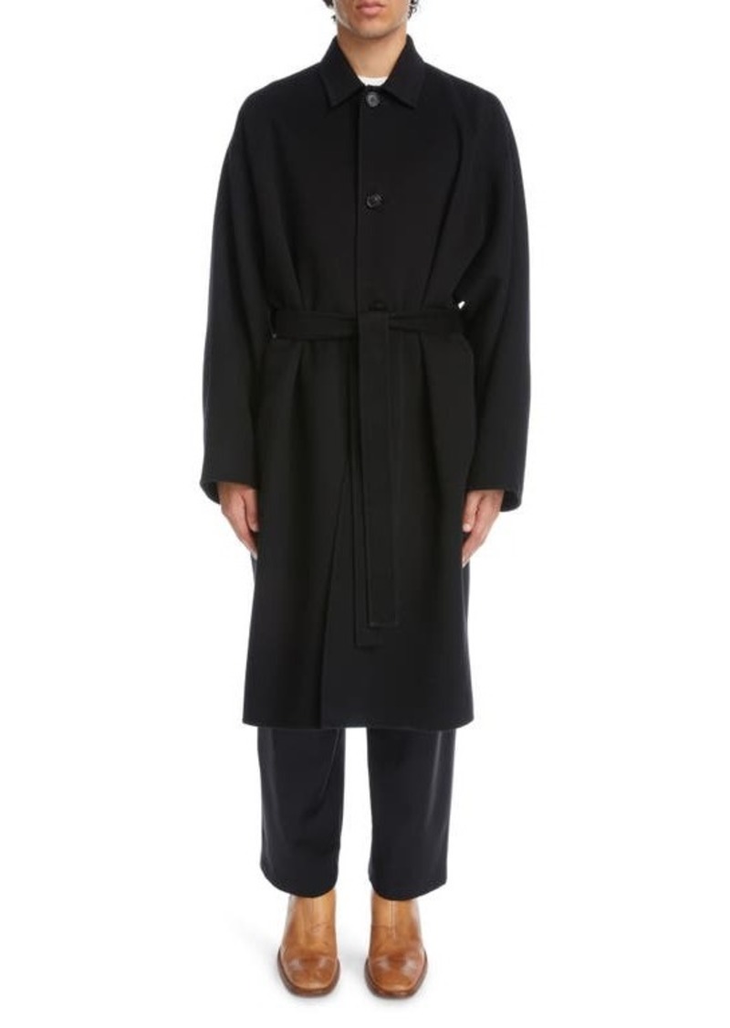 Acne Studios Belted Double Face Wool Coat