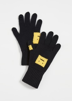 Acne Studios Black and Yellow Gloves