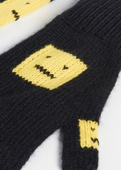 Acne Studios Black and Yellow Gloves