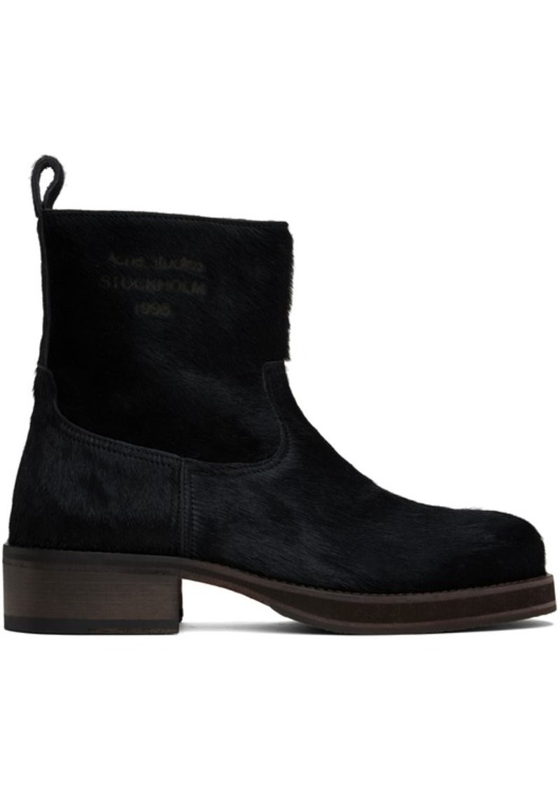 Acne Studios Black Besare Boots