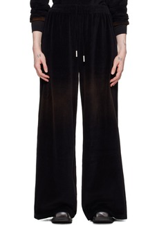 Acne Studios Black Embossed Lounge Pants