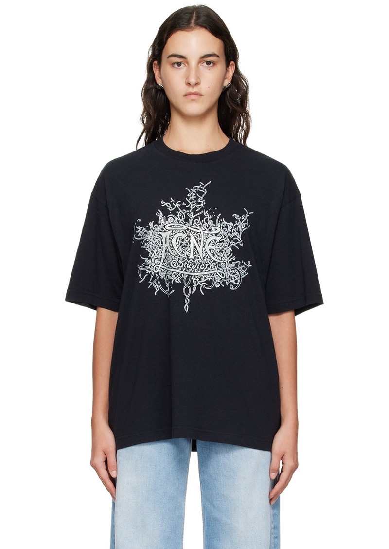 Acne Studios Black Glow In The Dark T-shirt