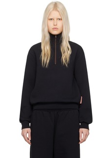 Acne Studios Black Half-Zip Sweater