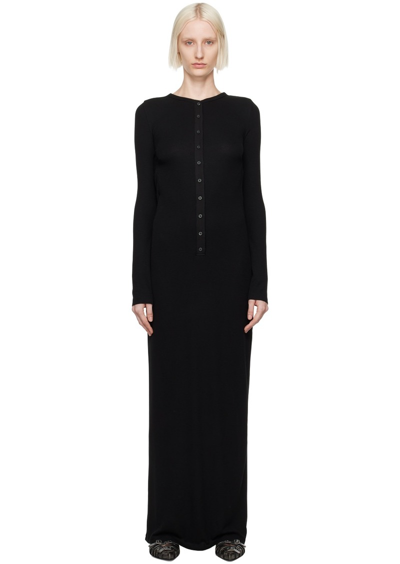 Acne Studios Black Harness Maxi Dress