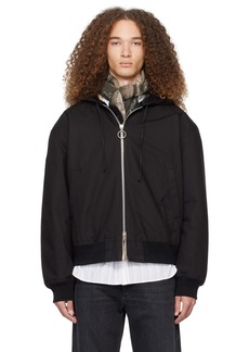 Acne Studios Black Padded Bomber Jacket