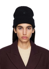 Acne Studios Black Patch Beanie