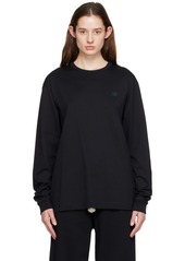 Acne Studios Black Patch Long Sleeve T-Shirt