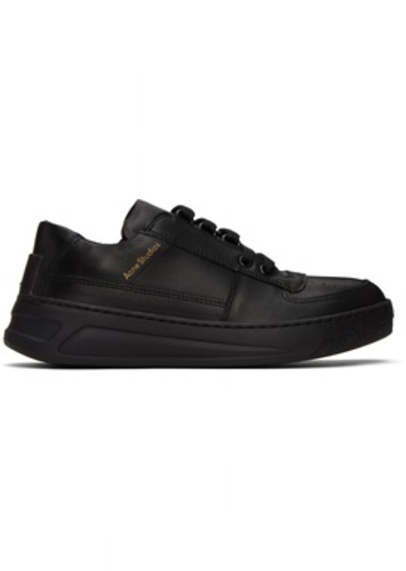 Acne Studios Black Perforated Sneakers