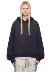 Acne Studios Black Printed Hoodie