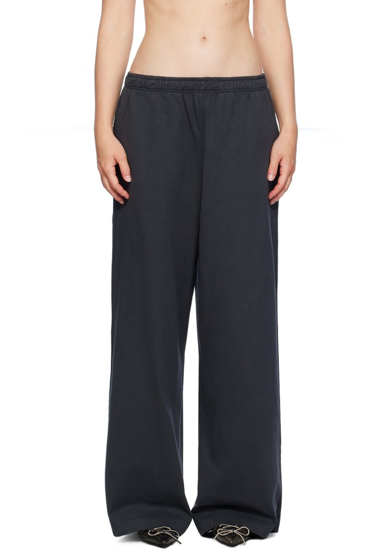 Acne Studios Black Printed Lounge Pants