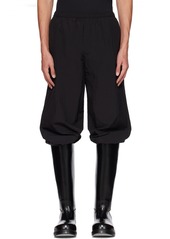 Acne Studios Black Regular Fit Trousers