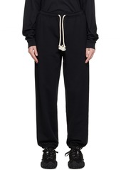 Acne Studios Black Relaxed-Fit Lounge Pants