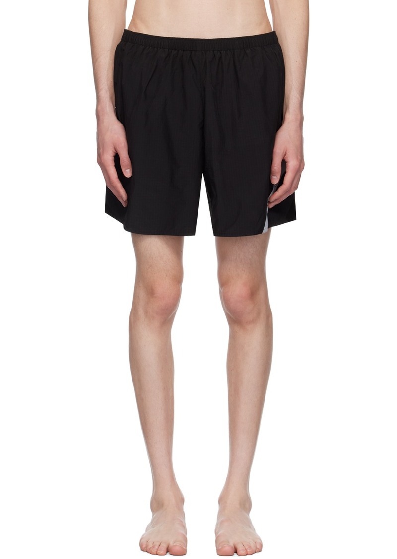 Acne Studios Black Relaxed-Fit Swim Shorts