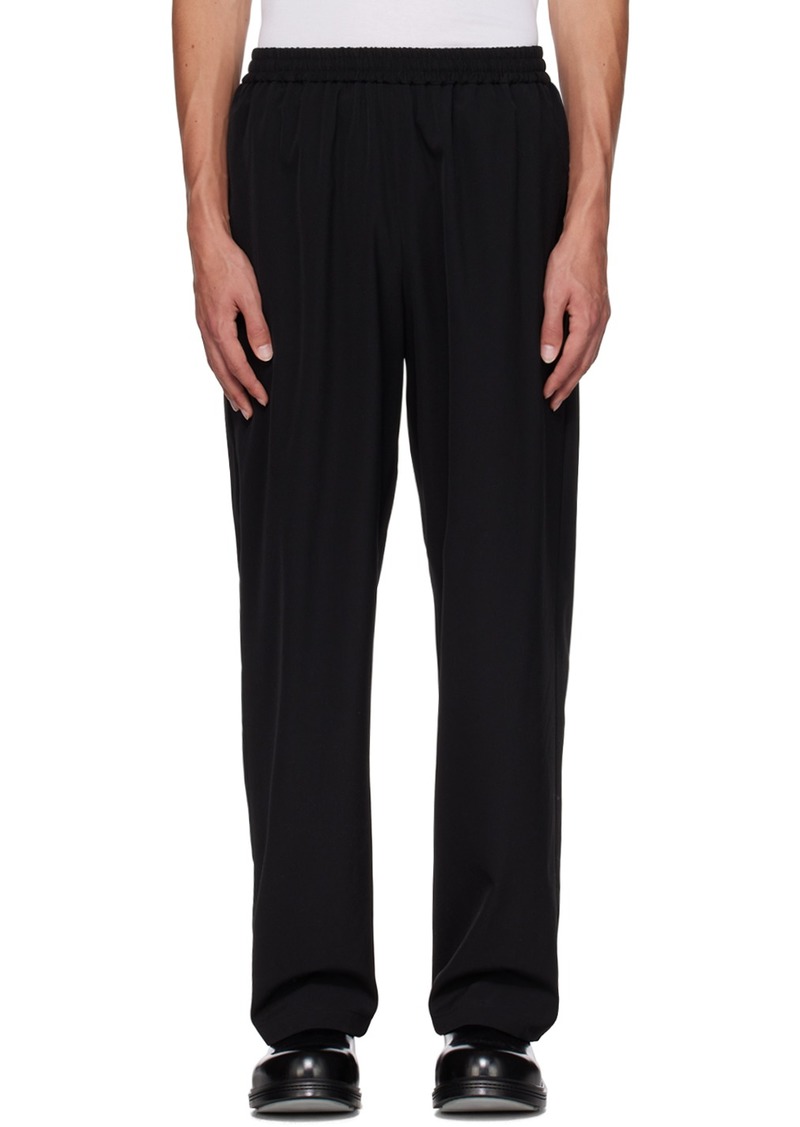 Acne Studios Black Relaxed-Fit Trousers