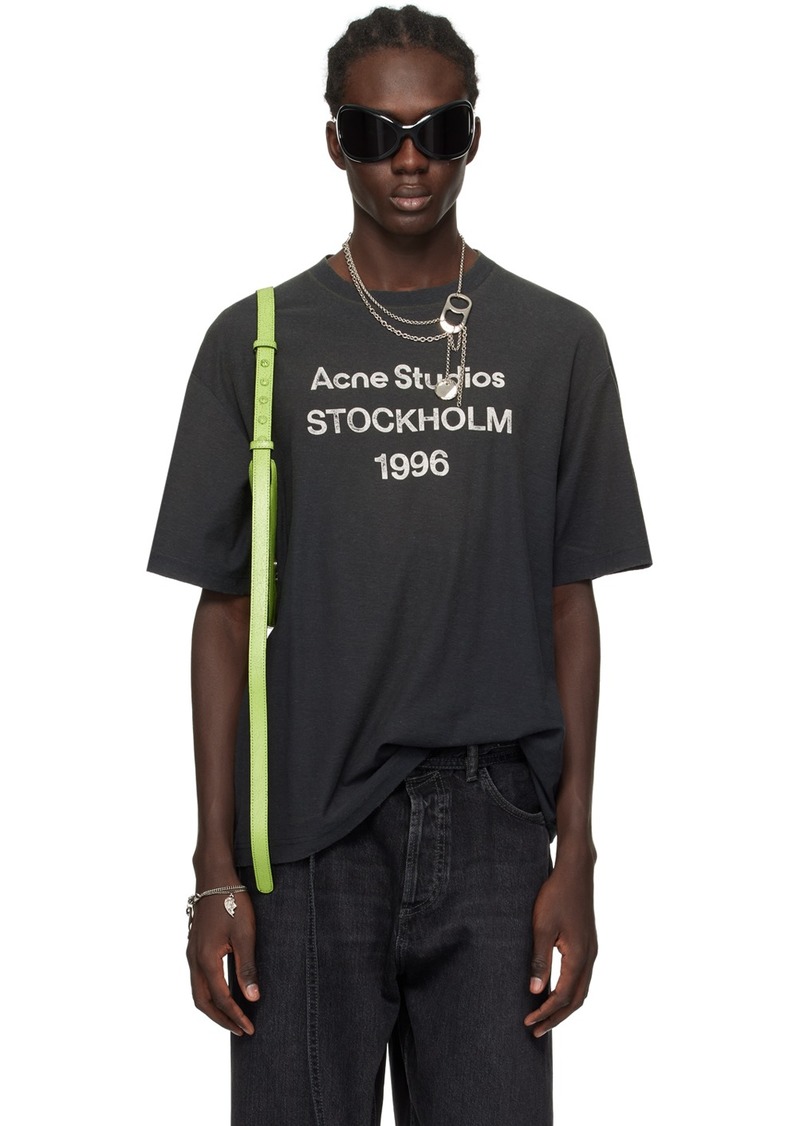 Acne Studios Black 'Stockholm' T-Shirt