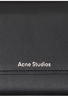 Acne Studios Black Trifold Leather Wallet