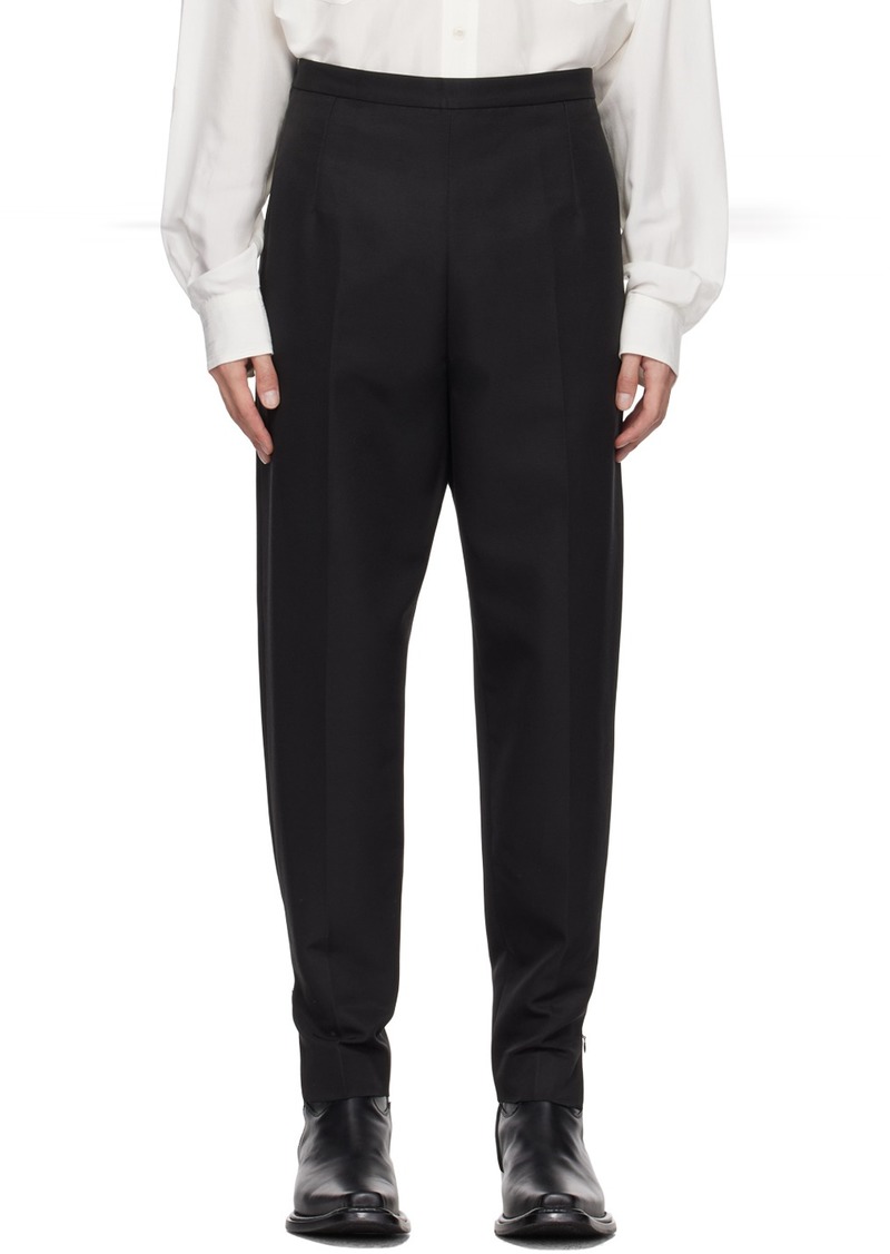 Acne Studios Black Tuxedo Trousers