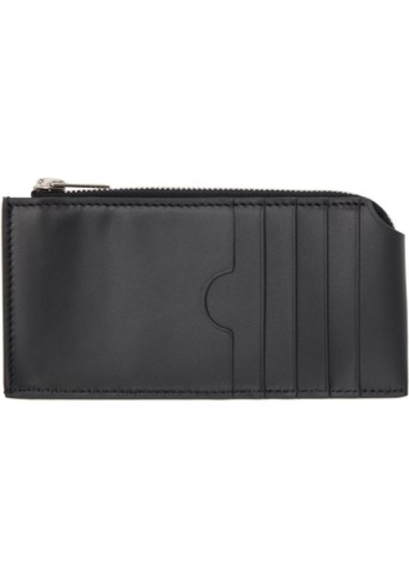 Acne Studios Black Zip Card Holder