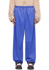 Acne Studios Blue Elasticized Trousers