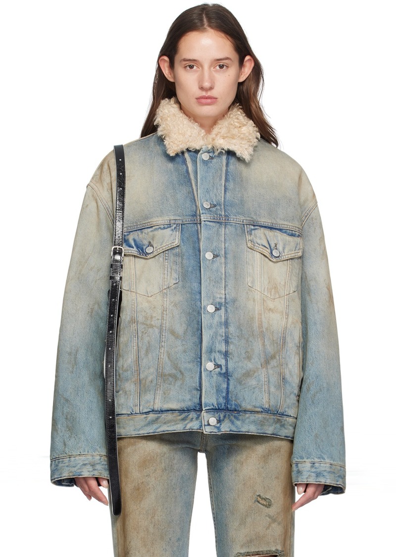 Acne Studios Blue Insulated Denim Jacket