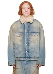 Acne Studios Blue Insulated Denim Jacket