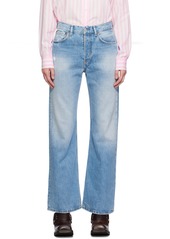 Acne Studios Blue Loose-Fit Jeans