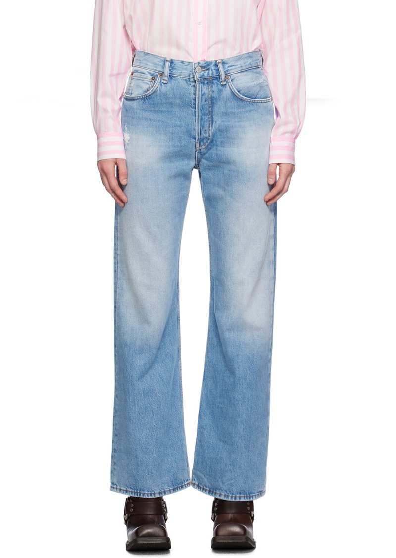 Acne Studios Blue Loose-Fit Jeans