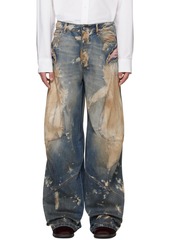 Acne Studios Blue Loose-Fit Jeans